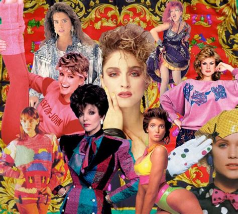 The 1980s Marked An Age Of Excess And Fashion Went To Extremes With Bold Shapes Colors And