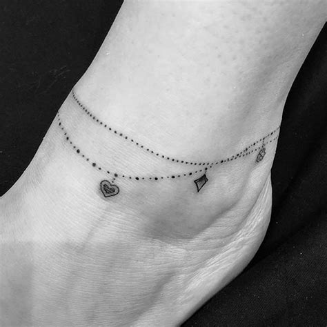 Ankle Bracelet Tattoos To Make Your Legs Look Graceful Ecstasycoffee