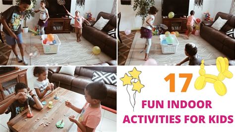 17 Fun Things To Do With Your Kids Indoors Youtube