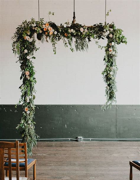 16 Wedding Backdrop Ideas With Greenery Wedding Arch Flowers Wedding