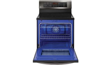 lg lre3193bd 6 3 cu ft electric single oven range with true convection and easyclean® lg