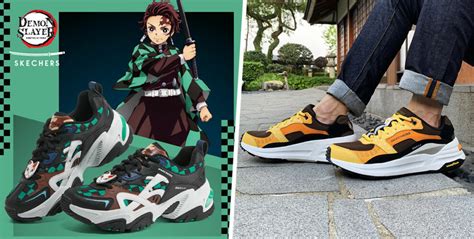 These Skechers X Demon Slayer Sneakers Come In Character Designs