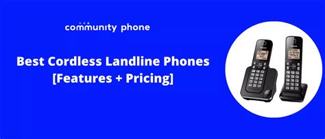 15 Best Cordless Landline Phones In 2023