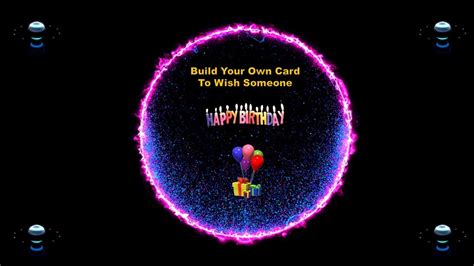 Ad Build Your Own Digital Animated Birthday Card Youtube
