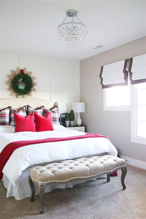 Holiday Updates In The Guest Bedroom With Images Guest Bedroom