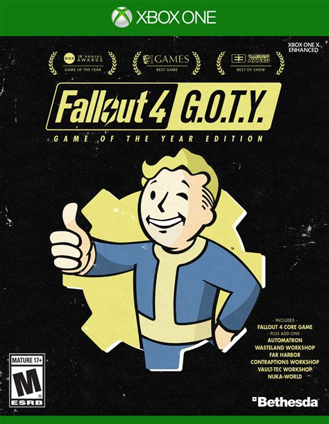 Fallout 4 Game Of The Year Edition Release Date Pc Xbox One Ps4