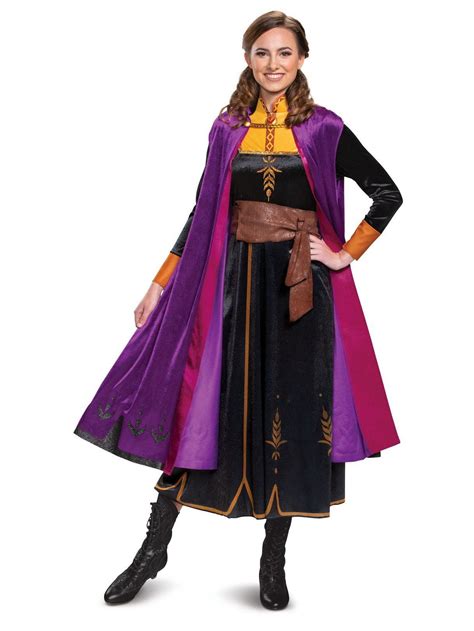 Disneys Frozen 2 Anna Deluxe Adult Halloween Costume