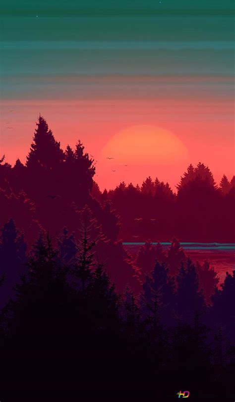 Sunset River Scenery 4k Wallpaper Download