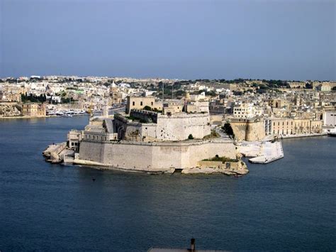 Fort St Angelo Valletta Malta Stock Photo Image Of Europe Malta