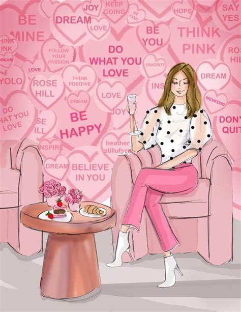 Wall Art For Women Conversation Hearts Pink Wall Art Pink Etsy