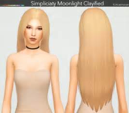 Simpliciaty Moonlight Hair Clayified At Kotcatmeow Sims 4 Updates