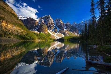 Fonds Decran Canada Parc Lac Montagnes Photographie De Paysage Moraine