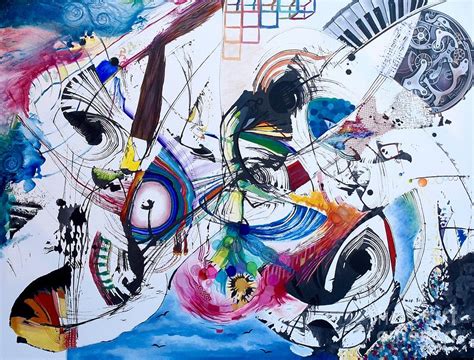 Organized Chaos Painting By Tzivia Lish Fine Art America