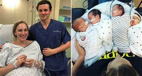 AGAINST ALL ODDS Mum Defies Doctors Who Told Her To Terminate Two Of Her Quads And Gives Birth