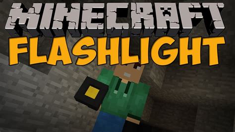 Minecraft Mods Flashlight Mod Minecraft 147 Youtube