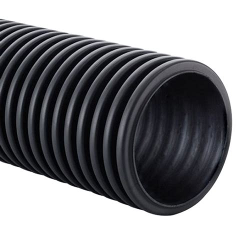 375mm Twinwall Corrugated Stormwater Pipe Unperforated 6m