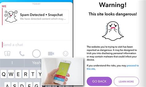Snapchat Phishing Scam Left Over Accounts Exposed Daily Mail