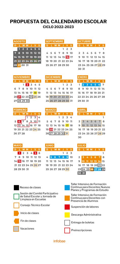Propuesta De Calendario Escolar Sep Estos Son Los Días Festivos Y Períodos Vacacionales Del