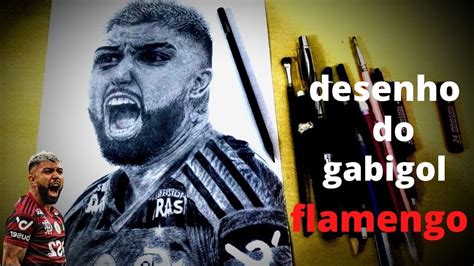 Desenhando O Gabigol Do Flamengo Time Lapse Art Videos