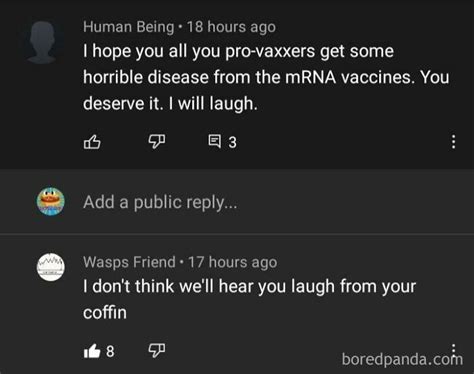 30 satisfying times anti vaxxers got roasted new pics bored panda