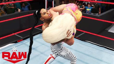 Wwe K Raw Dana Brooke Vs Bianca Belair Youtube