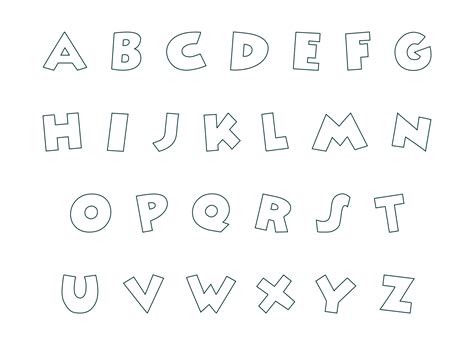 7 Best Images Of Printable Alphabet Stencils For Posters Alphabet