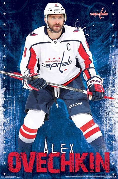 Washington Capitals Alex Ovechkin 8 Poster 22 X 34 Hockey