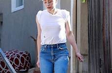amber heard braless street style visiting friend topless angeles los fappening collection business la wearing tee celebmafia hawtcelebs