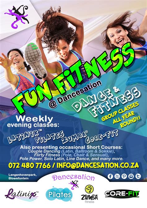 Pin By Dancesation Bloemfontein On Dance And Fitness Flyersposters
