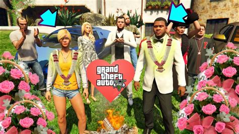 Gta 5 Franklin Married With Tracy Finally In Gta V After Final