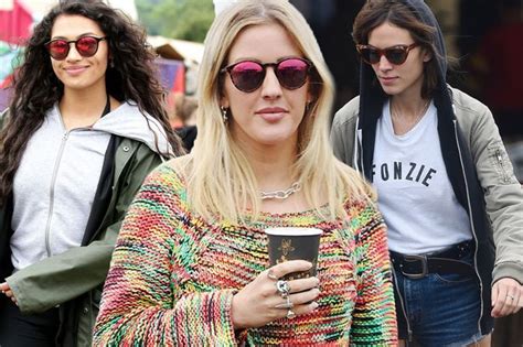 Ellie Goulding Looks Effortlessly Chic As She Slips Into Curve Hugging White Dress For Wimbledon