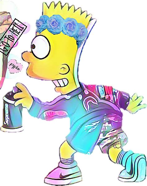 Bart Simpsons Edited Filtered Sticker By Smithjodie63