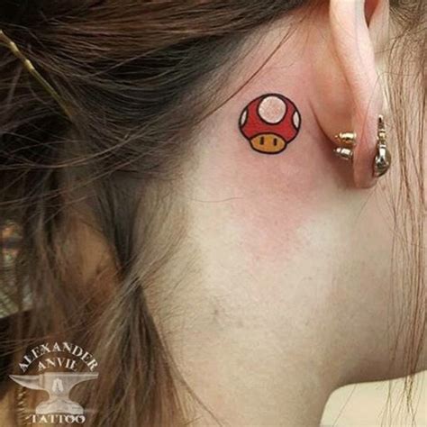 Mario Mushroom Tattoo Best Tattoo Ideas Gallery