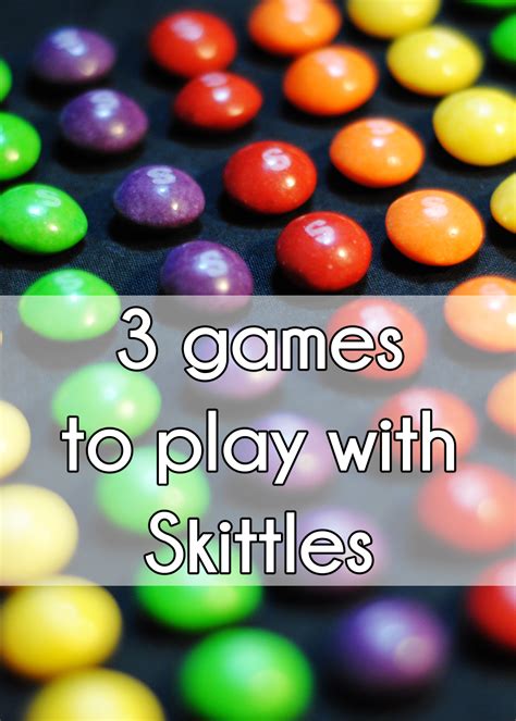 3 games to play with skittles