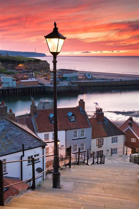 Whitby Harbour From The 199 Steps Whitby North Yorkshire David