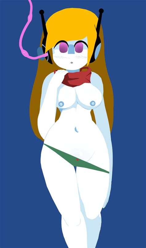 Rule 34 1girls Blonde Hair Blush Breasts Cave Story Clothing Color