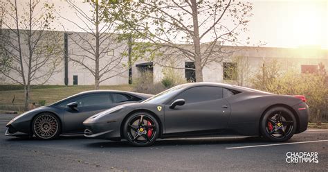 Used ferrari 458 for sale. Matte Black Ferrari 458 Italia & Lamborghini Huracan - Rides Magazine