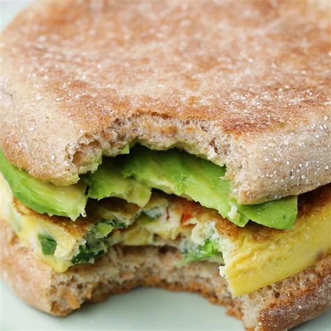 Healthy Breakfast Sandwich Recipe By Tasty Recipe Breakfast