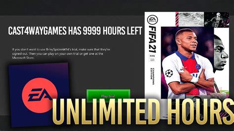 Fifa 21 Ea Access Glitch 100 Working Unlimited Hours Youtube