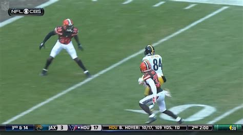 Steelers Vs Browns Highlights Antonio Brown Scores 10th Touchdown Of