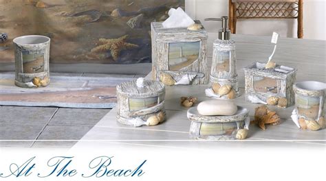 Peach seahorse tile | zazzle.com. Creative Bath At the Beach Accessory Set with matching ...