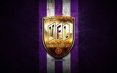 Historisches logo des vfl osnabrück in den 1930er jahren durch die konzentration des fußballs in osnabrück auf den vfl konnte der verein schnell zum rivalen von arminia bielefeld im westfalengau der westdeutschen fußballmeisterschaft, später 1. Download wallpapers Osnabrueck FC, golden logo, Bundesliga ...