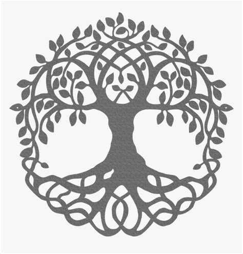 15 Tree Of Life Png Pattern Download Celtic Tree Pattern Simple