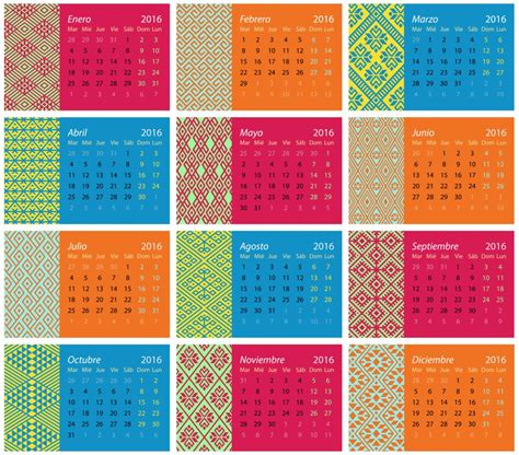 Colección De Calendarios Y Planificadores 2016 Gran Formato Listos