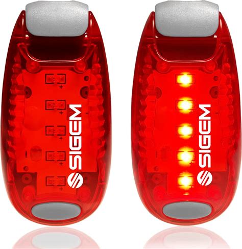 Led Safety Lights 2 Pack Free Bonuses Clip On Flashing Strobe