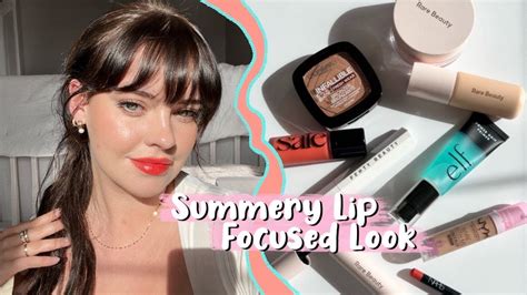 Summer Skin Lip Focused Look 🍊 Julia Adams Youtube