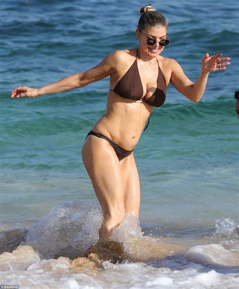 Fergie Shows Off Her Lovely Lady Lumps Or Lack Thereof In A Bikini At