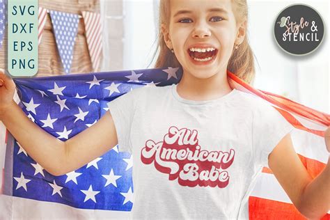 All American Babe Svg All American Svg 4th Of July Svg Etsy