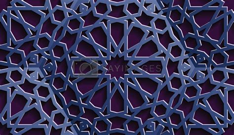 Islamic Seamless Pattern With Stars Vector Background By