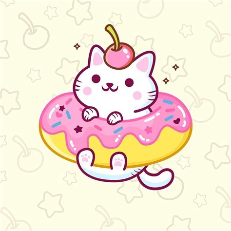 Wrap Your Cat In Donuts And Put A Cherry On Top For That Extra Sparkle
